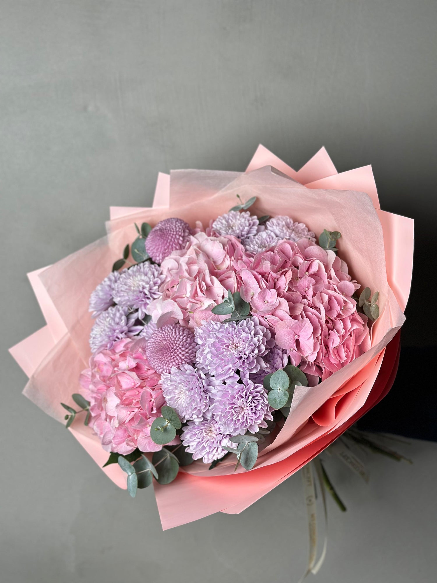 Lila Düşler Krizantem Buketi