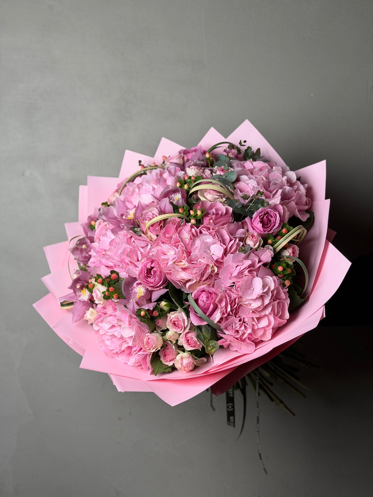 Pembe Ortancalı Büyük Boy Buket