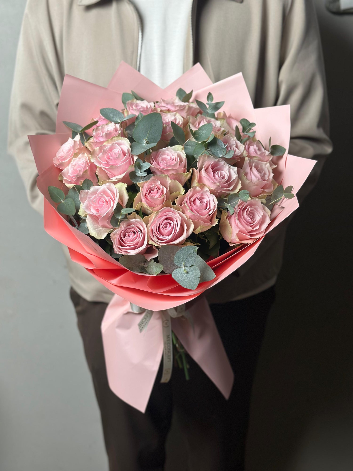 21'li Pembe Gül Buketi