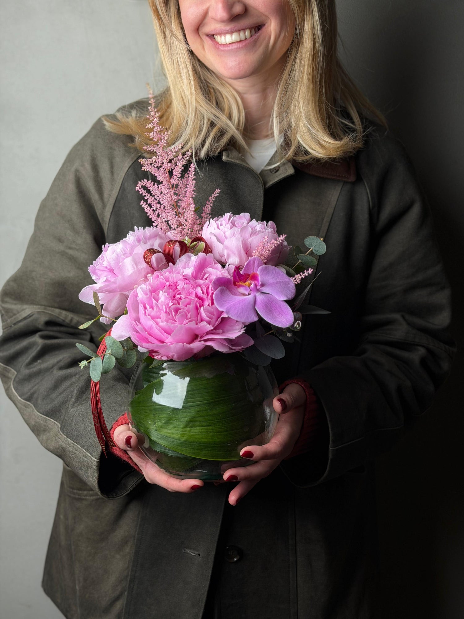 Vazoda 3’lü Şakayık Aranjman