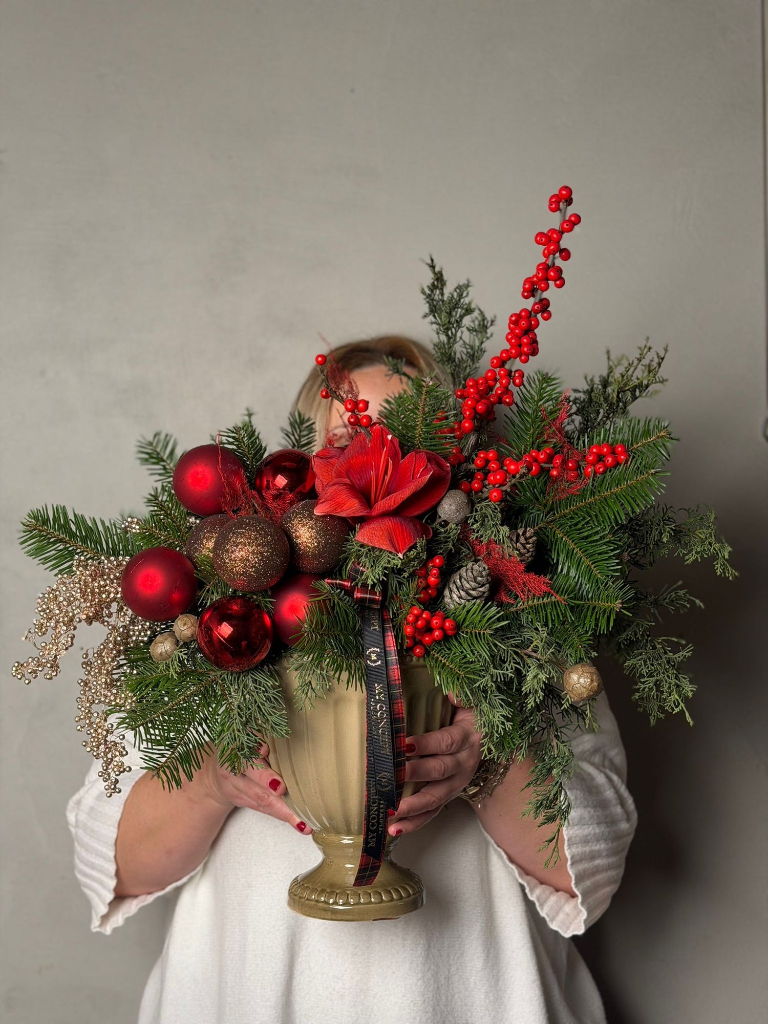 İlexli Yılbaşı Aranjmanı